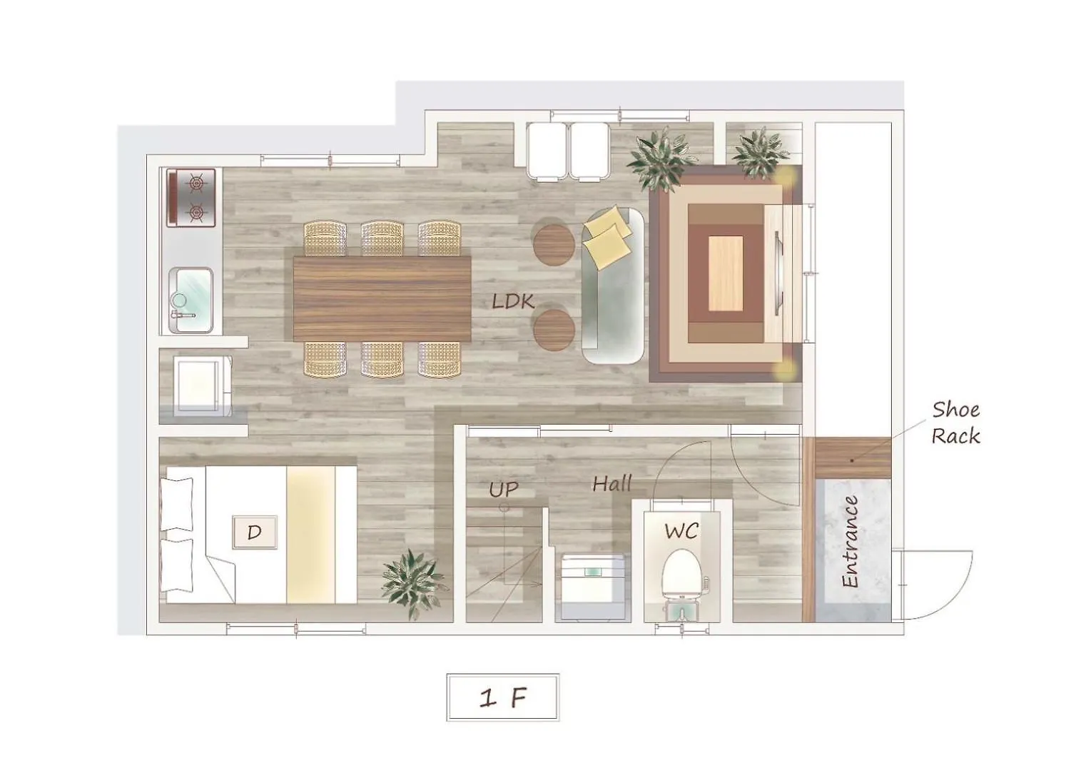 Yoyogi-Park House-Detached House Apartment Tokyo